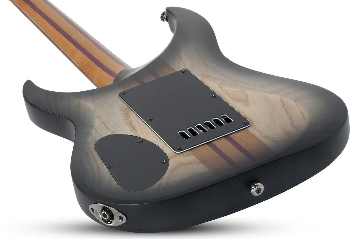 Schecter 6 String RH Banshee Mach-6 Evertune Electric Guitar - Fallout Burst - Image 6