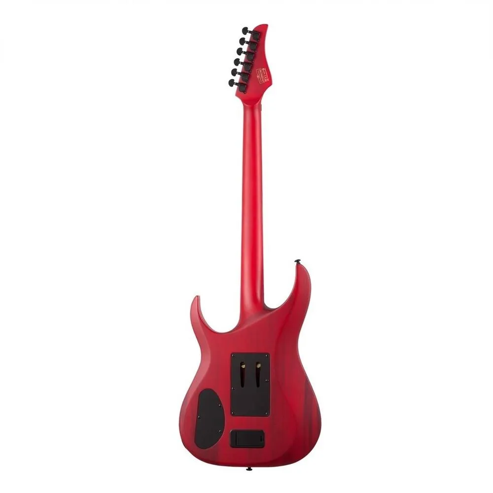 Schecter Banshee GT-6 FR Electric Guitar - Satin Trans Red Fact 2nd - Image 6
