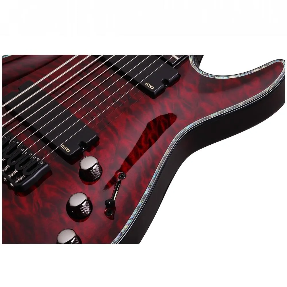 Schecter Hellraiser C-9 9-String Electric Guitar - Black Cherry - Image 6