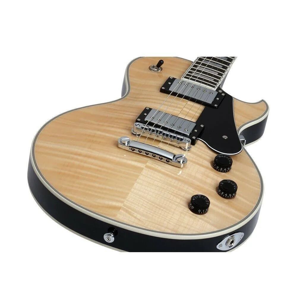 Schecter Solo-II Custom Electric Guitar - Ebony/Gloss Natural - 655 RRP $2,249 - Image 6