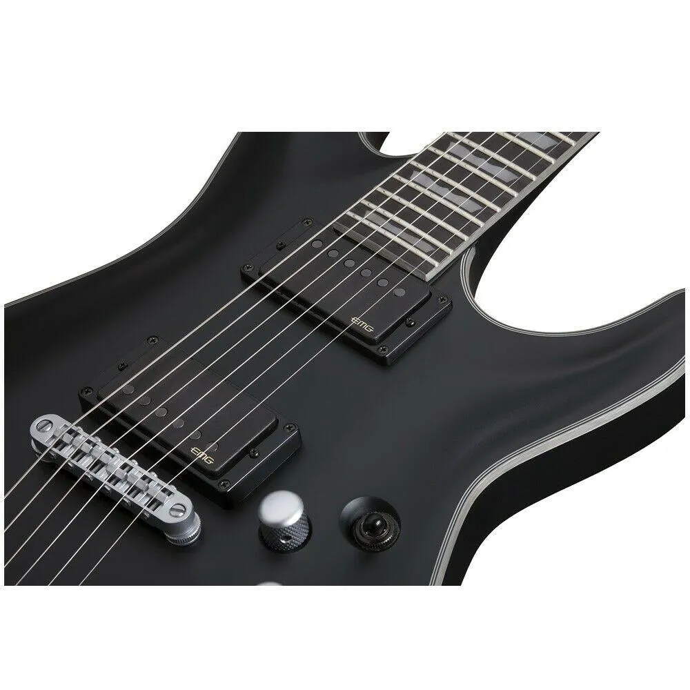 Schecter SCH810 C-1 Platinum Satin Black Electric Guitar RRP$1749 Sale Price - Image 6