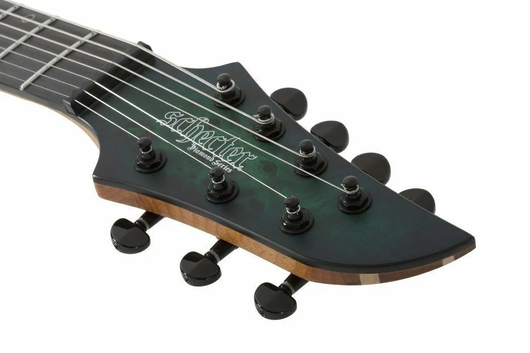 Schecter Keith Merrow KM-7 MK-III Standard Electric Guitar - Toxic Smoke Green - Image 6