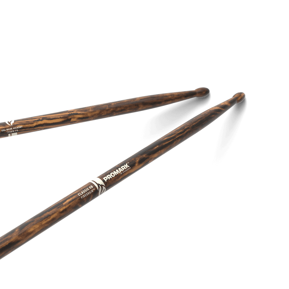 Promark Classic 5B FireGrain Drumsticks - Pair - Image 6