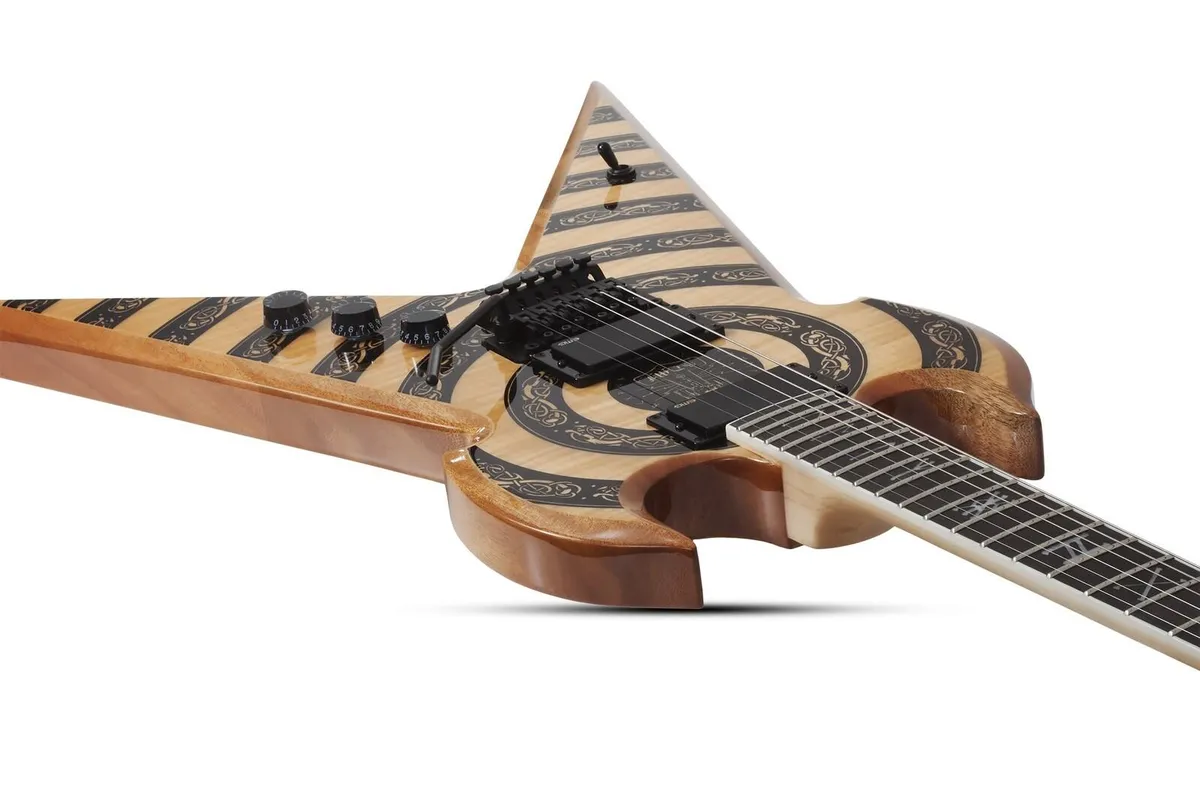 Wylde Audio Warhammer Norse Dragon Bullseye Floyd Rose Electric Guitar - Image 6