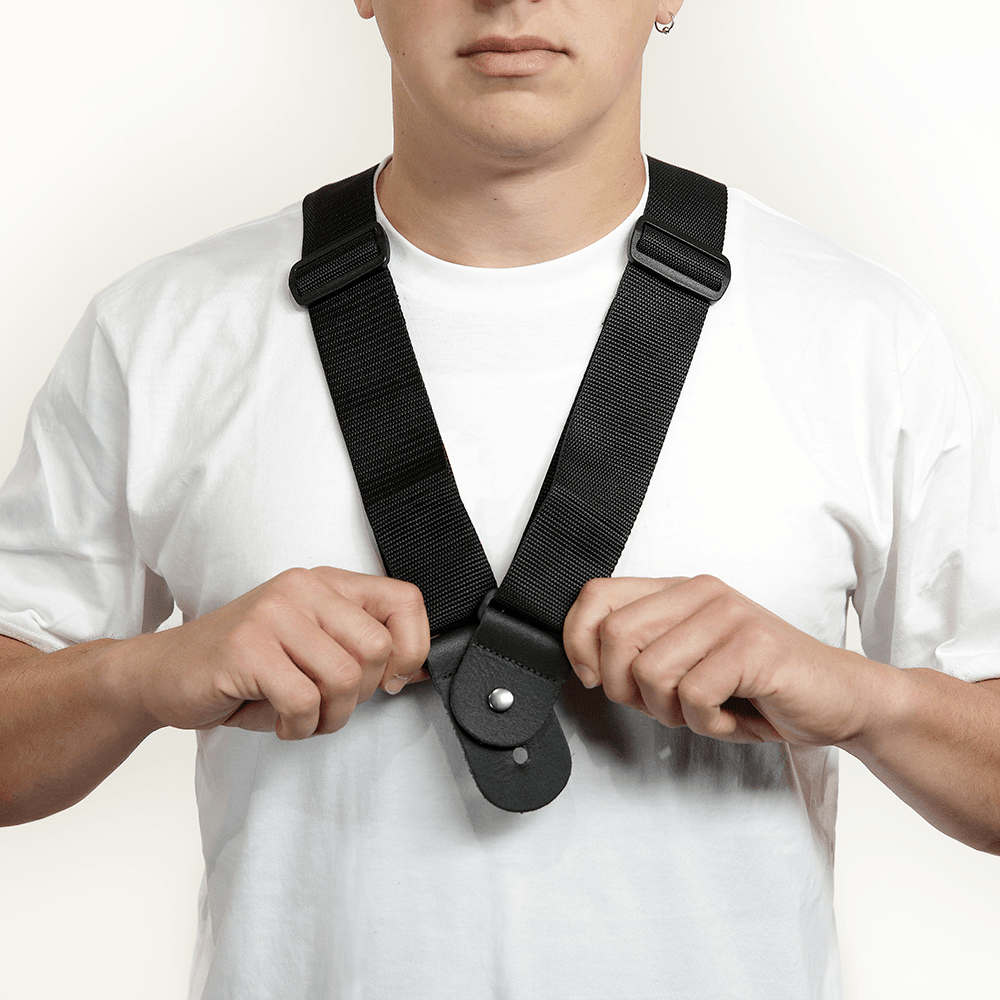 D'Addario Dare Guitar Strap, Black - Image 7