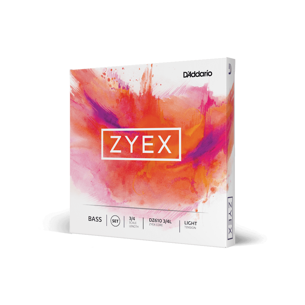 D'Addario Zyex Bass String Set, 3/4 Scale, Light Tension - Image 7