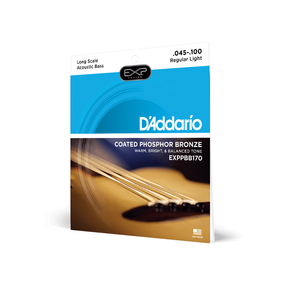 D'Addario EXPPBB170 Phosphor Bronze Coated Acoustic Bass Strings, Long Scale, 45-100 - Image 7