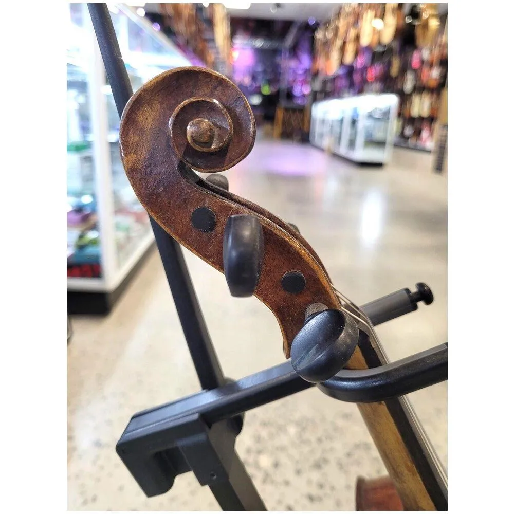 Old 4/4 Violin Labeled Heinel Setup ready to Play - Image 7