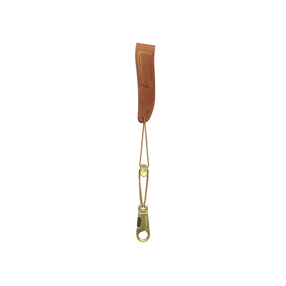 D'Addario Woodwinds Padded Leather Neck Strap, Tenor/Baritone, Brown/Brass - Image 8