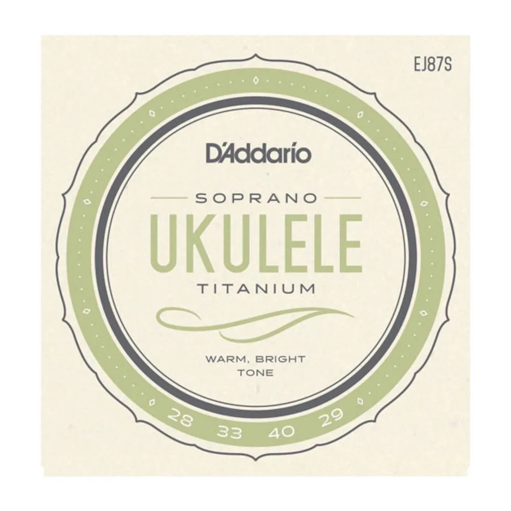 D'Addario EJ87S Titanium Ukulele Strings, Soprano - 4SETS - Image 8