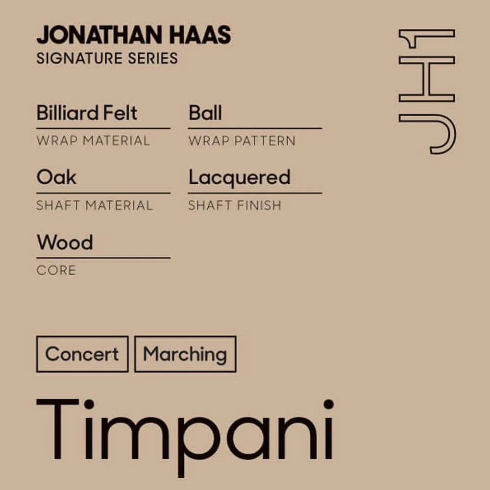 Promark Jonathan Haas JH1 Ultra Staccato Timpani Mallets - Image 8