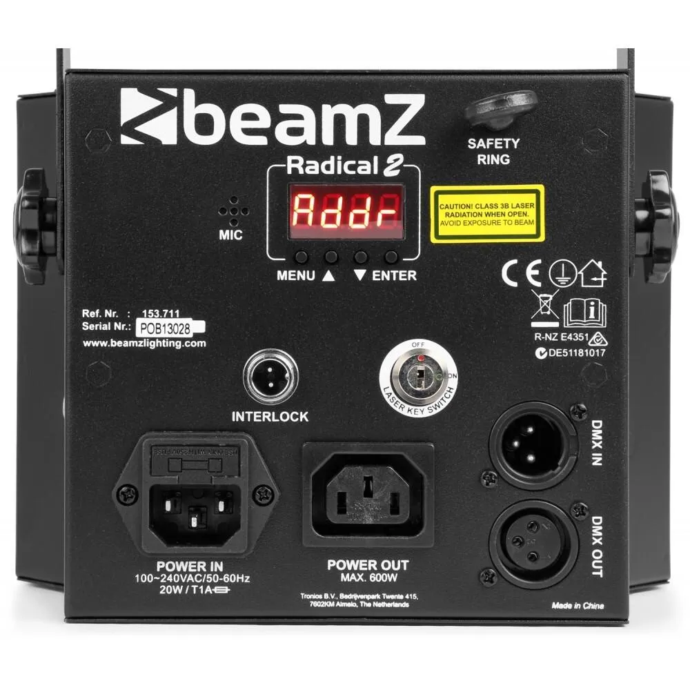 Beamz Radical-II LED Multi Effect Light - Image 8