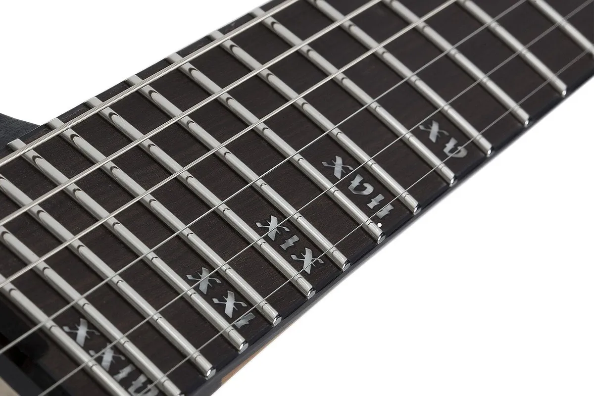 Schecter 6 String RH Banshee Mach-6 Evertune Electric Guitar - Fallout Burst - Image 8