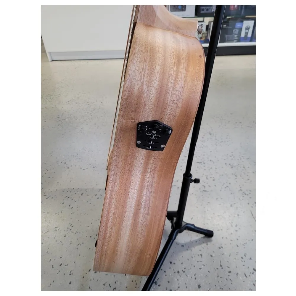 Cole Clark Fat Lady 1 Acoustic / Electric Guitar - Left Hand Bunya / Mahogany - Image 9