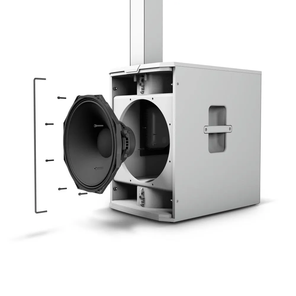 LD Systems MAUI 44 G2 Column Speaker Array and Subwoofer System - White - Image 9