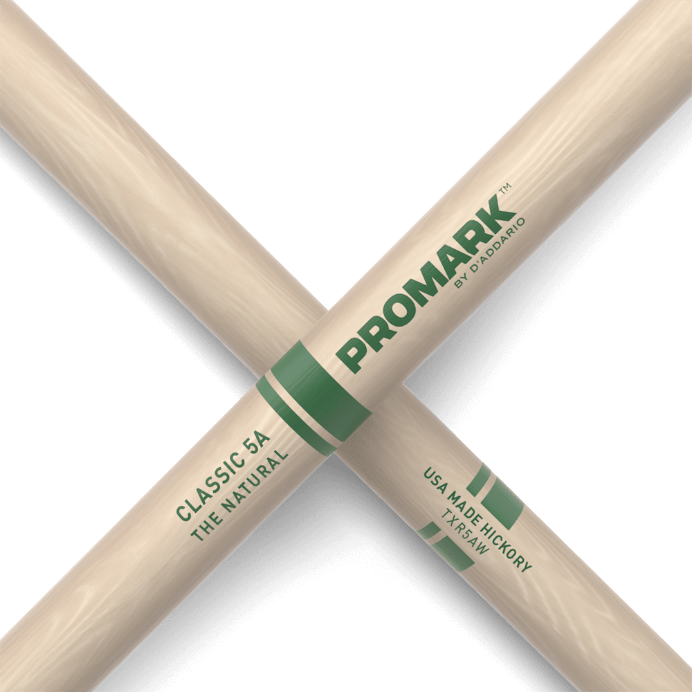 Promark Hickory The Natural 5A Wood Tip drumstick - Image 9
