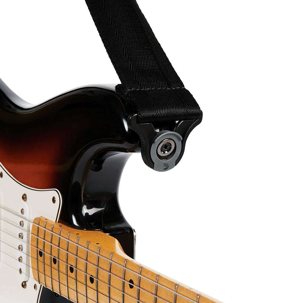 D'Addario Auto Lock Guitar Strap, Black - Image 10