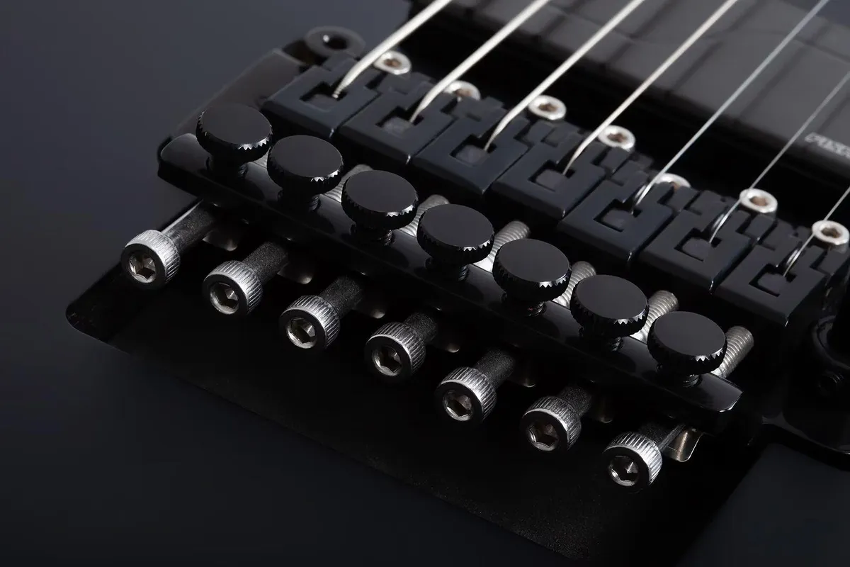 Schecter PT-7 FR-S SLS Elite Evil Twin 7 String Electric Guitar - Satin Black - Image 10