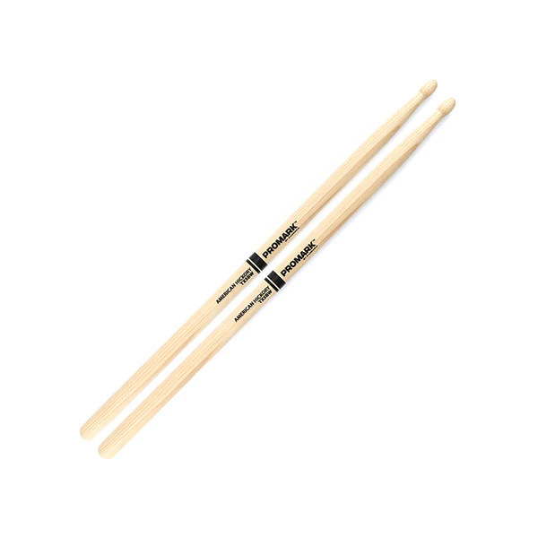 1 Pair Promark Hickory 5B Wood Tip drumsticks Pair , TX5BW