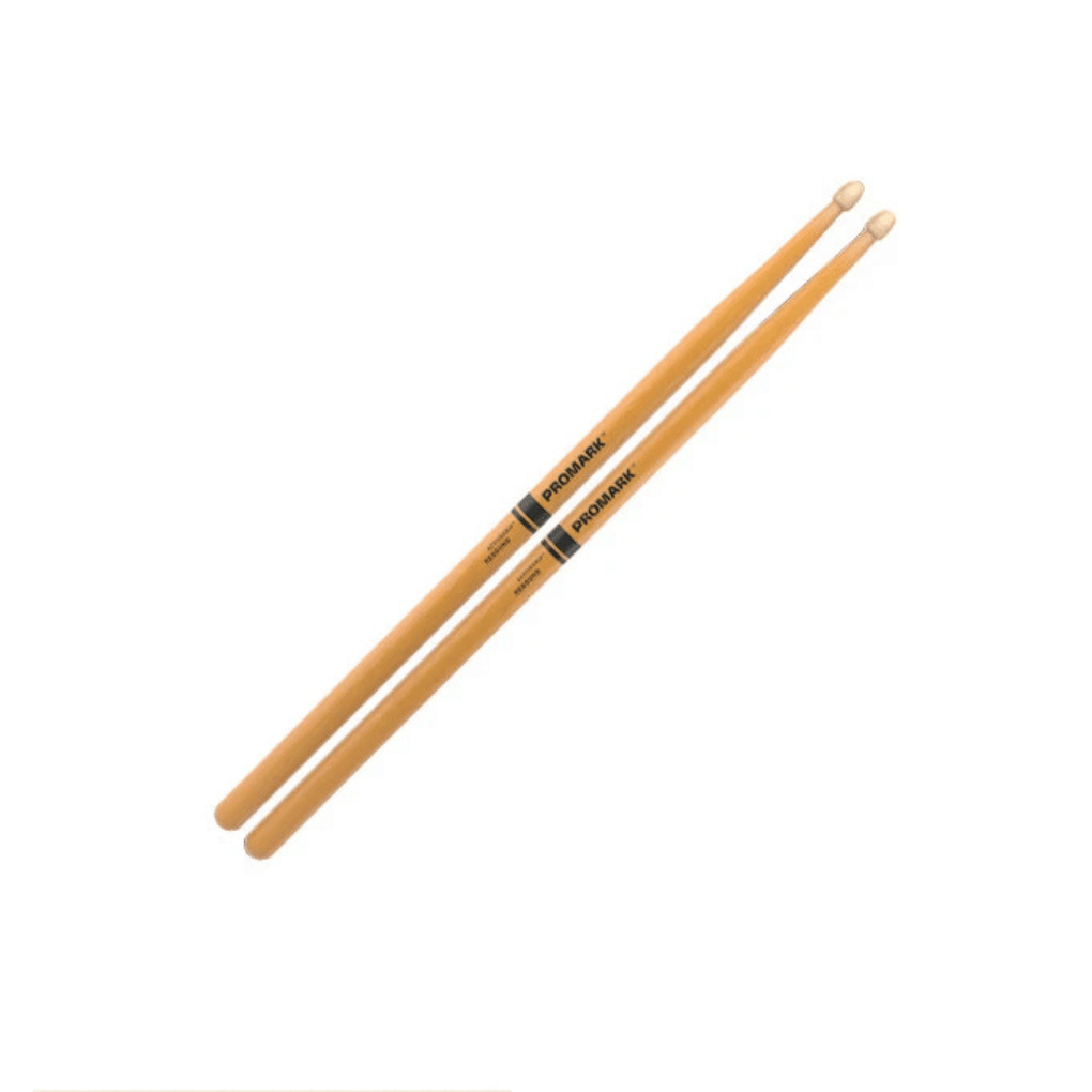 Promark Rebound 2B ActiveGrip Clear Acorn Wood Tip Drumsticks - Pair