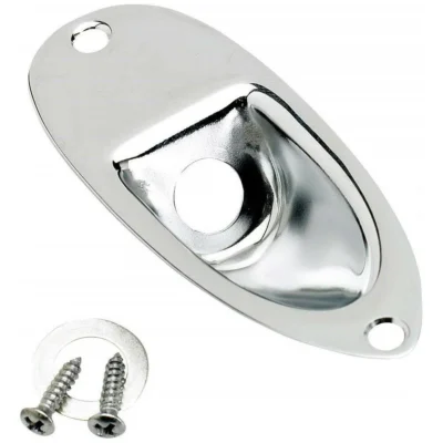 Fender Electric Guitar Part Strat  Jack Ferrule - Chrome