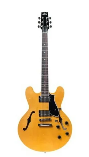 Heritage Standard H-535 Semi-Hollow Electric Guitar with Case, Antique Natural