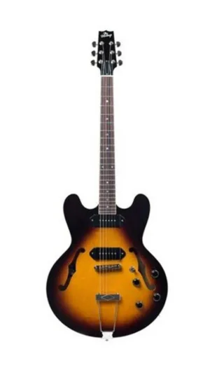 Heritage Standard H-530 Hollow Electric Guitar with Case, Original Sunburst