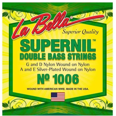 La Bella 1006  Supernil 3/4 Double Bass String Set Suit slap bass Rockabilly