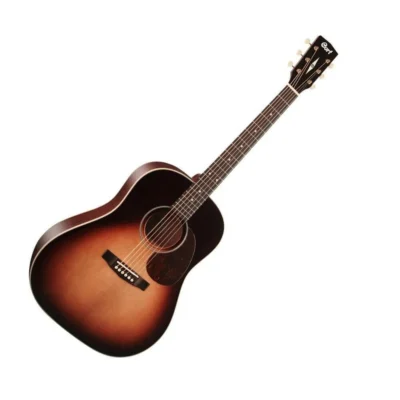 Cort Earth Dreadnought Acoustic Guitar 100SSF Sunburst w/ Fishman Sonitone EQ