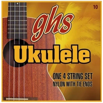 GHS Clear Nylon Soprano/Concert Hawaiian D Tuning Ukulele Strings