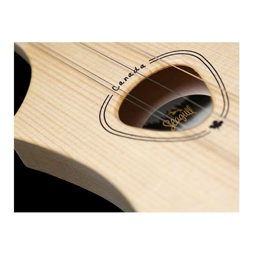 Seagull M4 Natural Spruce Dulcimer Left Hand Solid Spruce Top - Image 3