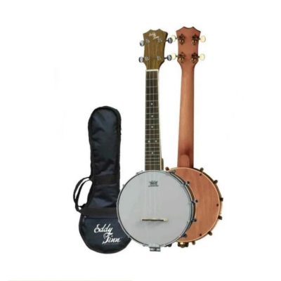 Eddy Finn Banjolele Series EF-BU1 Concert  Ukulele/Banjo Closed Back C/w Gig Bag