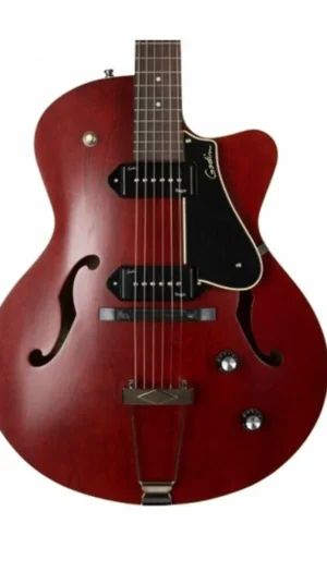 GODIN  5th Avenue CW Kingpin II Burgundy Hollow body Electric Guitar with Case