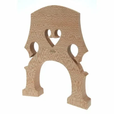Aubert Double Bass Bridge Aubert Untreated 1/2 Size (20)