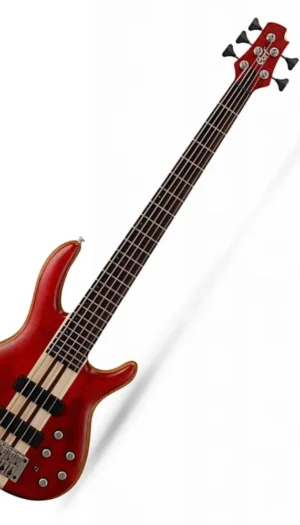 Cort  A5 Plus FMMH OPBC 5 string Bass Guitar Open Pore Black Cherry