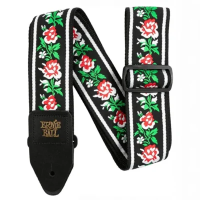 Ernie Ball Winter Rose Jacquard Strap -  Guitar Strap , 4668