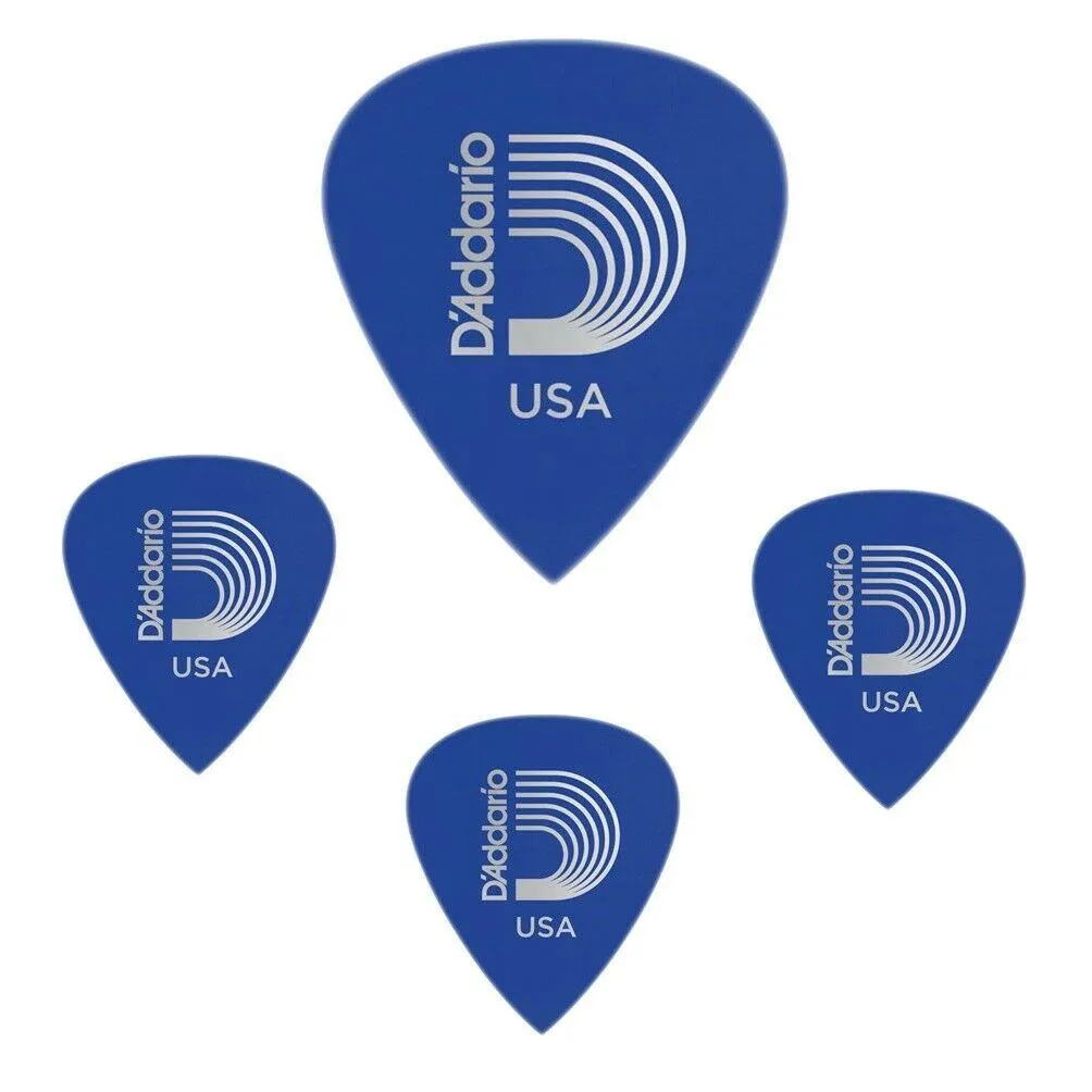 D'addario Planet Waves 6DBU5 Duralin Precision Guitar Picks Med Heavy 4 picks