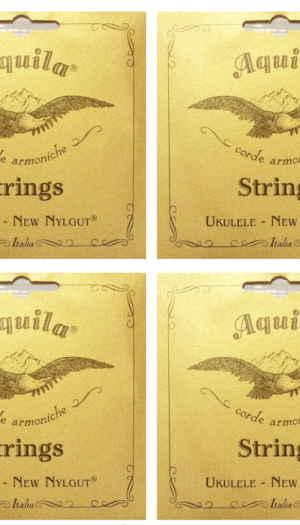 4 x Aquila 6U Soprano Ukulele Wound 4th Low G * Single String *