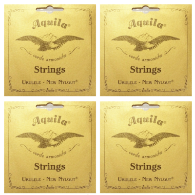 4 x Aquila 6U Soprano Ukulele Wound 4th Low G * Single String *