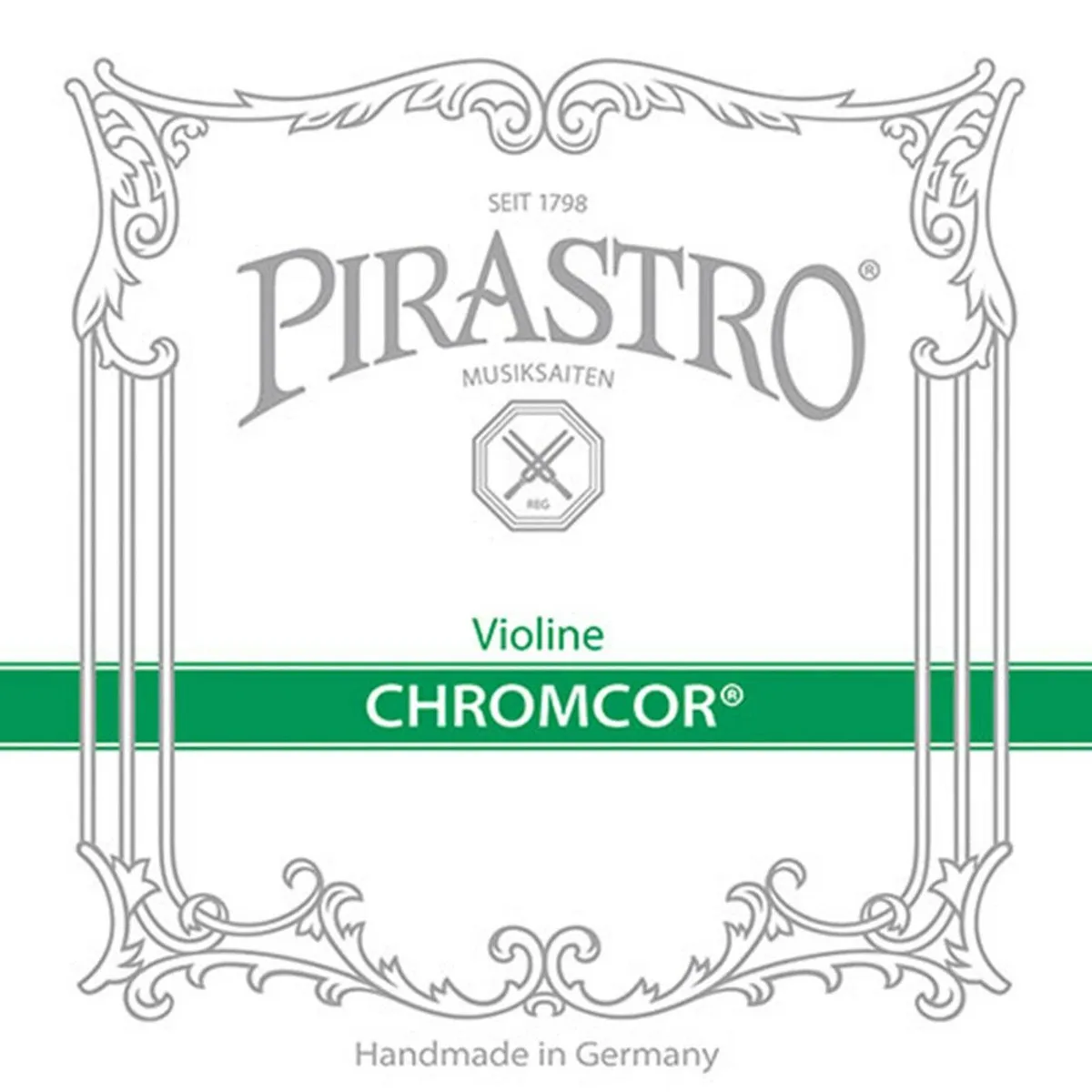 Pirastro Chromcor 4/4 Violin D String - Chromesteel/Steel - Medium Gauge