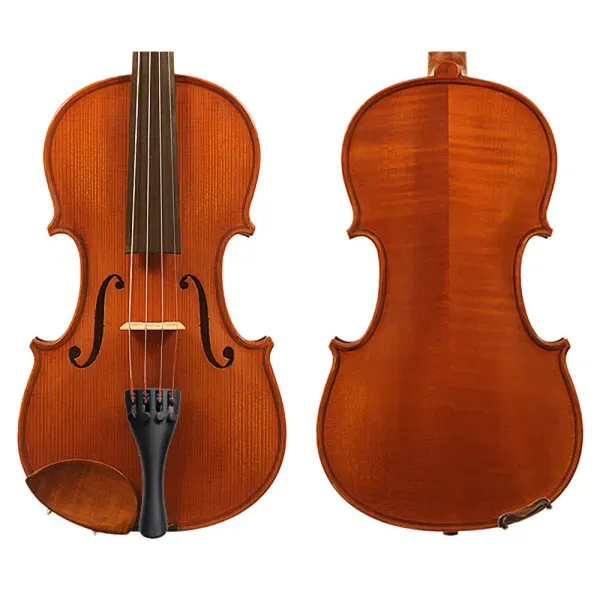 St Romani II by Gliga 4/4 Violin Outfit – Aubert Bridge - Set up