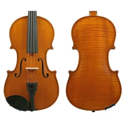 Gliga 1 Violin 4/4 Standard Varnish Outfit Fully Setup Aubert Bridge