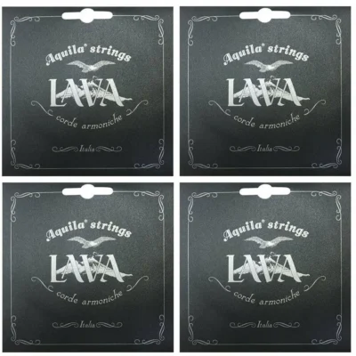 Aquila Lava Series Soprano Ukulele Strings Low G Tuning 4 Sets