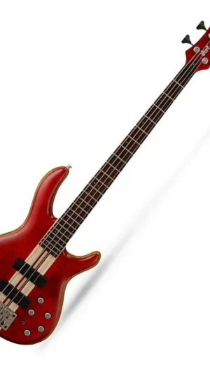 Cort  A4 Plus FMMH OPBC 4 string Bass Black Cherry Open Pore BARTOLINI Pickup's