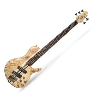Cort  A5 Plus SCMS OPN 5 string Bass  Open Pore BARTOLINI Pickup's with Case
