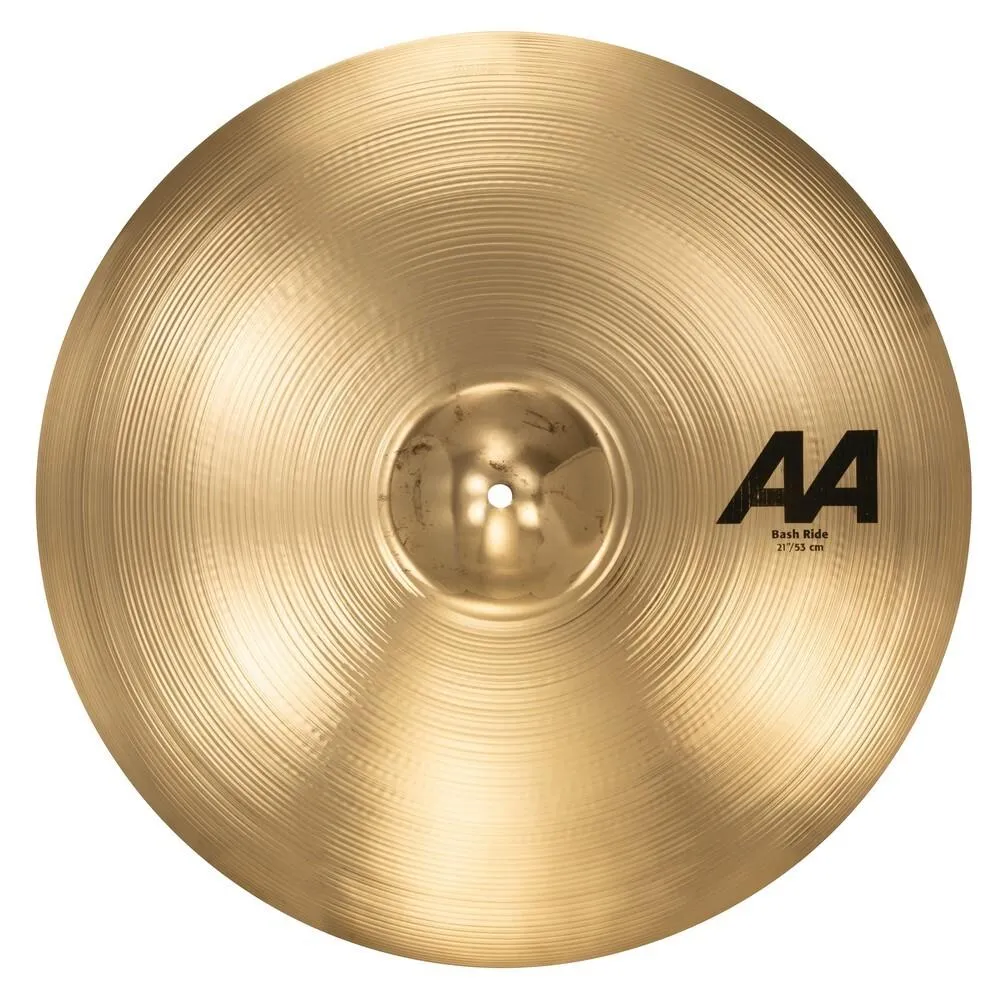 Sabian AA221BCB AA Series Bash Ride Brilliant Finish B20 Bronze Cymbal 21in