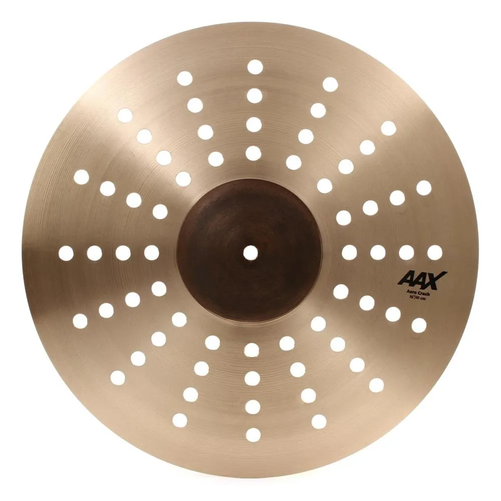 Sabian AAX216XAC AAX Series Aero Crash Traditional Finish B20 Cymbal 16in