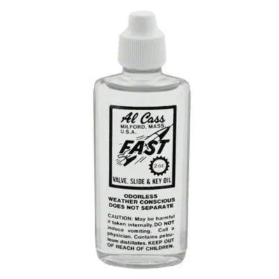 Al Cass Fast Valve, Slide and Key Oil - Trumpet, Tuba, French Horn, Trombone,