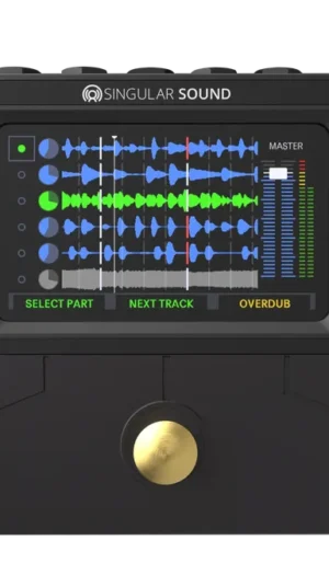 Singular Sound AEROS Loop Studio Effects Pedal - Gold Edition