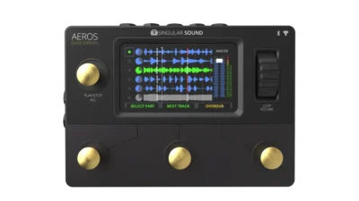 Singular Sound AEROS Loop Studio Effects Pedal - Gold Edition